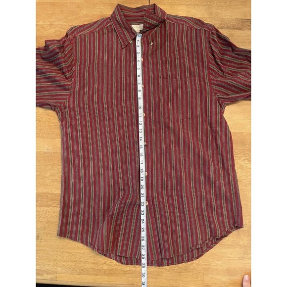 Territory Ahead Shirt Adult Medium Burgundy Long Sleeve Button Up Mens Outdoors‎ - Picture 4 of 5